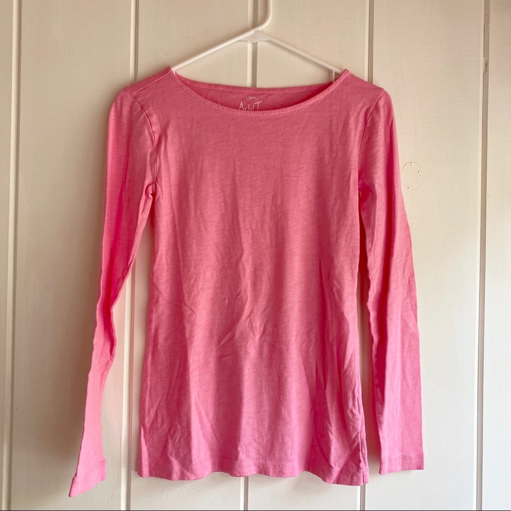 Pink J.Crew artist tee